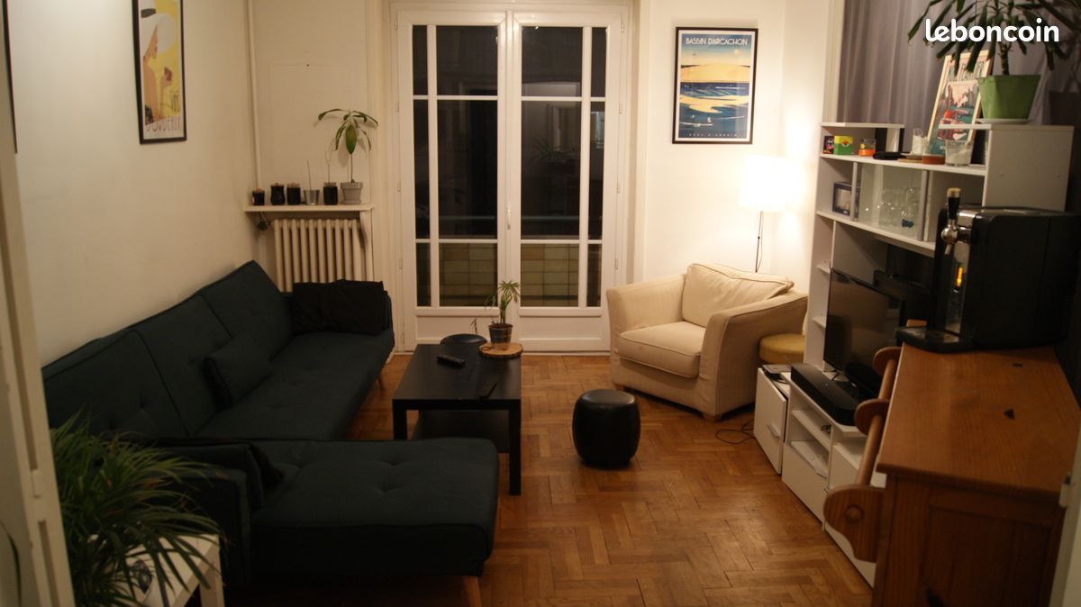 Propose deux chambres dans appartement 75m² en colocation